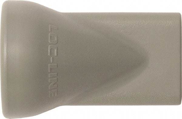 Loc-Line - 1/2" Hose Inside Diam x 1/8" Nozzle Diam, Coolant Hose Nozzle - Unthreaded, for Use with Loc-Line Modular Hose System, 20 Pieces - Apex Tool & Supply
