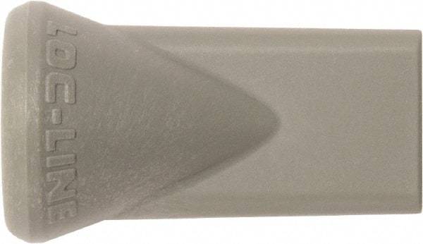 Loc-Line - 1/4" Hose Inside Diam, Coolant Hose Nozzle - Unthreaded, for Use with Loc-Line Modular Hose System, 20 Pieces - Apex Tool & Supply
