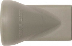 Loc-Line - 1/2" Hose Inside Diam, Coolant Hose Nozzle - Unthreaded, for Use with Loc-Line Modular Hose System, 20 Pieces - Apex Tool & Supply