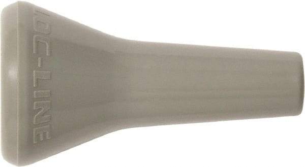 Loc-Line - 1/4" Hose Inside Diam x 1/8" Nozzle Diam, Coolant Hose Nozzle - Unthreaded, for Use with Loc-Line Modular Hose System, 50 Pieces - Apex Tool & Supply