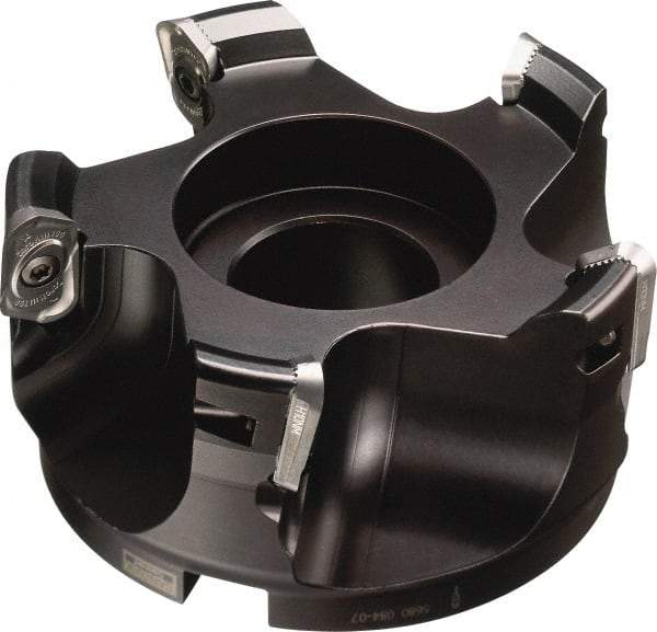 Sandvik Coromant - 3 Inserts, 2-1/2" Cut Diam, 1" Arbor Diam, 0.7087" Max Depth of Cut, Indexable Square-Shoulder Face Mill - 90° Lead Angle, 2-1/4" High, R790-2205.. Insert Compatibility, Series CoroMill 790 - Apex Tool & Supply