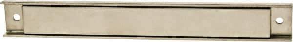 Mag-Mate - 300 Max Pull Force Lb, 12" Long x 2-1/2" Wide x 5/8" Thick, Rectangular Channel, Ceramic Fixture Magnet - 300°F Max Operating Temp, Grade 8 Ceramic, Stainless Steel Housing - Apex Tool & Supply