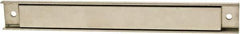 Mag-Mate - 300 Max Pull Force Lb, 12" Long x 2-1/2" Wide x 5/8" Thick, Rectangular Channel, Ceramic Fixture Magnet - 300°F Max Operating Temp, Grade 8 Ceramic, Stainless Steel Housing - Apex Tool & Supply