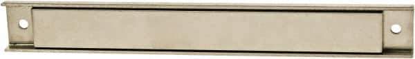 Mag-Mate - 176 Max Pull Force Lb, 18-1/2" Long x 1" Wide x 9/16" Thick, Rectangular Channel, Ceramic Fixture Magnet - 300°F Max Operating Temp, Grade 8 Ceramic, Stainless Steel Housing - Apex Tool & Supply