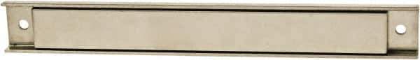 Mag-Mate - 58 Max Pull Force Lb, 6-1/2" Long x 1" Wide x 9/16" Thick, Rectangular Channel, Ceramic Fixture Magnet - 300°F Max Operating Temp, Grade 8 Ceramic, Stainless Steel Housing - Apex Tool & Supply