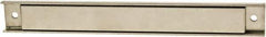 Mag-Mate - 58 Max Pull Force Lb, 6-1/2" Long x 1" Wide x 9/16" Thick, Rectangular Channel, Ceramic Fixture Magnet - 300°F Max Operating Temp, Grade 8 Ceramic, Stainless Steel Housing - Apex Tool & Supply