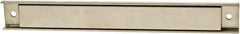 Mag-Mate - 42 Max Pull Force Lb, 4.2" Long x 1" Wide x 9/16" Thick, Rectangular Channel, Ceramic Fixture Magnet - 300°F Max Operating Temp, Grade 8 Ceramic, Stainless Steel Housing - Apex Tool & Supply