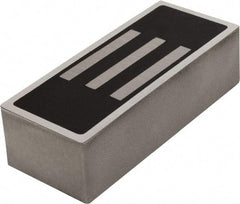 Mag-Mate - 150 Max Pull Force Lb, 4-1/2" Long x 1-7/8" Wide x 1-1/4" Thick, End Mount, Ceramic Fixture Magnet - 300°F Max Operating Temp, Grade 8 Ceramic, Aluminum Housing - Apex Tool & Supply