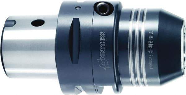 Schunk - C4 Modular Connection, 12mm Hole Diam, Hydraulic Tool Holder/Chuck - 32mm Nose Diam, 65mm Projection, 46mm Clamp Depth, 25,000 RPM, Through Coolant - Exact Industrial Supply