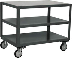 Jamco - Heavy Duty Transporter Mobile Table - Steel, Gray, 36" Long x 72" Deep x 34" High - Apex Tool & Supply
