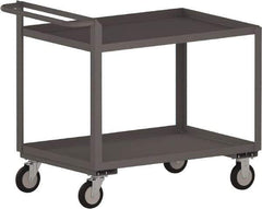 Jamco - 1,200 Lb Capacity, 30" Wide x 48" Long x 30" High Standard Utility Cart - 2 Shelf, Steel - Apex Tool & Supply