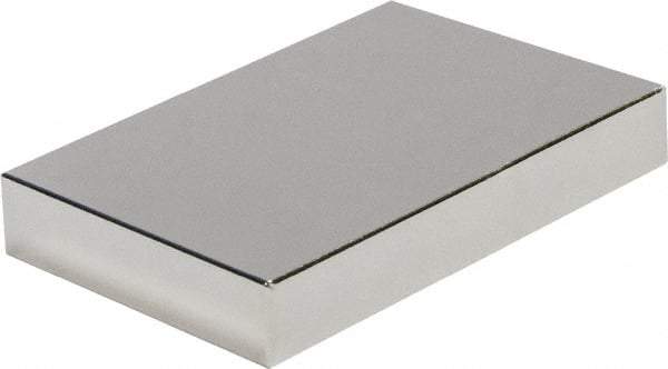 Mag-Mate - 23.25 Lb Max Holding Capacity Neodymium Rare Earth Block Magnet - 1-1/2" Long x 1" Wide x 0.18" High, 180°F Max Operating Temp - Apex Tool & Supply