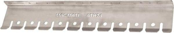 Mag-Mate - 4" Projection, 302 Stainless Steel Air Tool Holder Rack - 24" OAL - Apex Tool & Supply