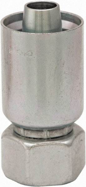 Parker - M42x2 Metric Steel Hydraulic Hose Female Metric S & 24° Cone Swivel Straight Fitting - 6,000 psi, -16 Hose Size, 1" Hose Diam, Series 77 - Apex Tool & Supply