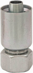 Parker - M42x2 Metric Steel Hydraulic Hose Female Metric S & 24° Cone Swivel Straight Fitting - 6,000 psi, -16 Hose Size, 1" Hose Diam, Series 77 - Apex Tool & Supply