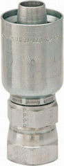 Parker - 1-7/8-12 JIC Steel Hydraulic Hose Female JIC 37° Swivel & Straight Fitting - 5,000 psi, -24 Hose Size, 1 1/2" Hose Diam, Series 77 - Apex Tool & Supply