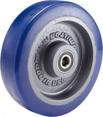Hamilton - 8 Inch Diameter x 2 Inch Wide, Polyurethane Mold on to Cast Iron Center Caster Wheel - 2,700 Lb. Capacity, 3-1/4 Inch Hub Length, 3/4 Inch Axle Diameter, Sealed Precision Ball Bearing - Apex Tool & Supply