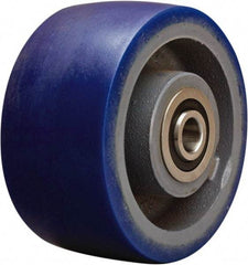 Hamilton - 6 Inch Diameter x 3 Inch Wide, Polyurethane Mold on to Cast Iron Center Caster Wheel - 1,800 Lb. Capacity, 3-1/4 Inch Hub Length, 3/4 Inch Axle Diameter, Sealed Precision Ball Bearing - Apex Tool & Supply
