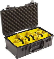 Pelican Products, Inc. - 13-31/32" Wide x 7-31/64" High, Aircase w/Divider - Black - Apex Tool & Supply