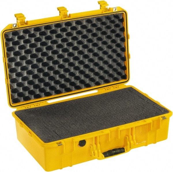Pelican Products, Inc. - 15-15/32" Wide x 8-15/64" High, Aircase w/Foam - Yellow - Apex Tool & Supply