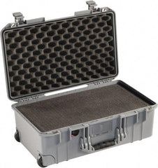 Pelican Products, Inc. - 13-31/32" Wide x 8-63/64" High, Aircase w/Foam - Silver - Apex Tool & Supply