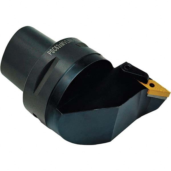 Techniks - Size C6 75mm External Left Hand Modular Turning & Profiling Cutting Unit Head - Apex Tool & Supply
