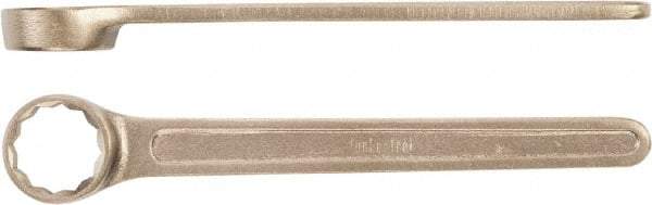 Ampco - 2-1/2" 12 Point Box Wrench - Single End, Aluminum Bronze, Plain Finish - Apex Tool & Supply