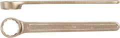 Ampco - 34mm 12 Point Box Wrench - Single End, Aluminum Bronze, Plain Finish - Apex Tool & Supply