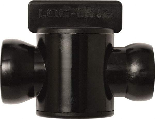 Loc-Line - 10 Piece, 3/4" ID Coolant Hose In-Line Check Valve - Female to Ball Connection, Acetal Copolymer Body, Unthreaded, Use with Loc-Line Modular Hose Systems - Apex Tool & Supply