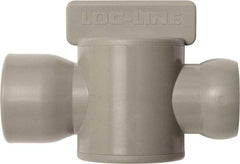 Loc-Line - 10 Piece, 3/4" ID Coolant Hose Female NPT Valve - Female to Female Connection, Acetal Copolymer Body, NPT, Use with Loc-Line Modular Hose Systems - Apex Tool & Supply