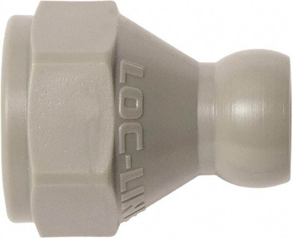 Loc-Line - 20 Piece, 1/4" Hose ID, Female to Male Coolant Hose SAE Flare Nut Adapter - 3/8" Pipe Thread, For Loc-Line Modular Hose Systems - Apex Tool & Supply