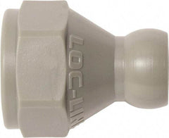 Loc-Line - 20 Piece, 1/4" Hose ID, Female to Male Coolant Hose SAE Flare Nut Adapter - 3/8" Pipe Thread, For Loc-Line Modular Hose Systems - Apex Tool & Supply