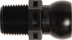 Loc-Line - 50 Piece, 3/8" Hose ID, Male to Female Coolant Hose Connector - 3/8" NPT, For Loc-Line Modular Hose Systems - Apex Tool & Supply