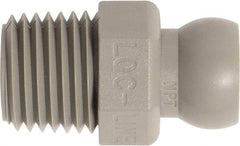 Loc-Line - 50 Piece, 1/4" Hose ID, Male to Female Coolant Hose Connector - 1/4" NPT, For Loc-Line Modular Hose Systems - Apex Tool & Supply