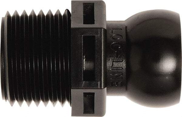 Loc-Line - 50 Piece, 1/2" Hose ID, Male to Female Coolant Hose Connector - 1/2" NPT, For Loc-Line Modular Hose Systems - Apex Tool & Supply