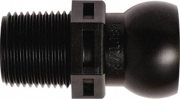 Loc-Line - 50 Piece, 3/8" Hose ID, Male to Female Coolant Hose Connector - 3/8" BSPT, For Loc-Line Modular Hose Systems - Apex Tool & Supply