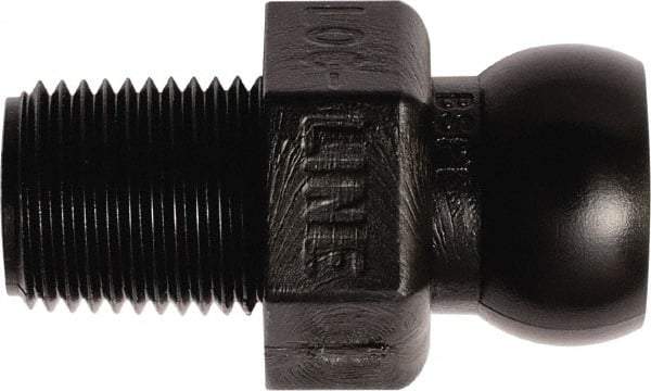 Loc-Line - 50 Piece, 1/8" Hose ID, Male to Female Coolant Hose Connector - 1/8" BSPT, For Loc-Line Modular Hose Systems - Apex Tool & Supply