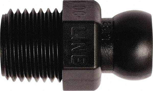 Loc-Line - 50 Piece, 1/4" Hose ID, Male to Female Coolant Hose Connector - 1/4" BSPT, For Loc-Line Modular Hose Systems - Apex Tool & Supply