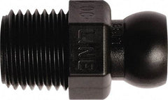 Loc-Line - 50 Piece, 1/4" Hose ID, Male to Female Coolant Hose Connector - 1/4" BSPT, For Loc-Line Modular Hose Systems - Apex Tool & Supply