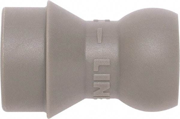 Loc-Line - 20 Piece, 1/4" Hose ID, Male to Male Coolant Hose Lathe Adapter - Unthreaded, For Loc-Line Modular Hose Systems - Apex Tool & Supply