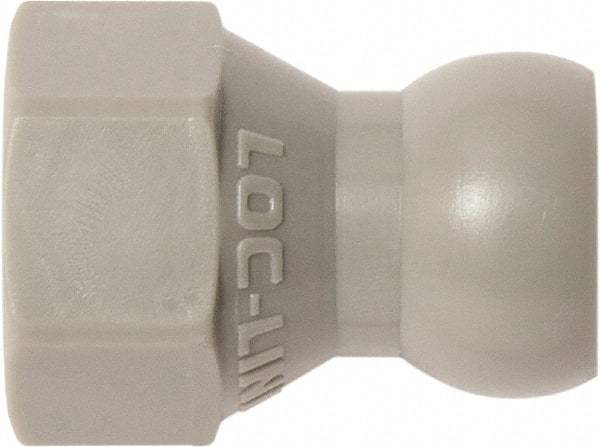 Loc-Line - 20 Piece, 1/4" Hose ID, Female to Male Coolant Hose SAE Flare Nut Adapter - 1/4" Pipe Thread, For Loc-Line Modular Hose Systems - Apex Tool & Supply