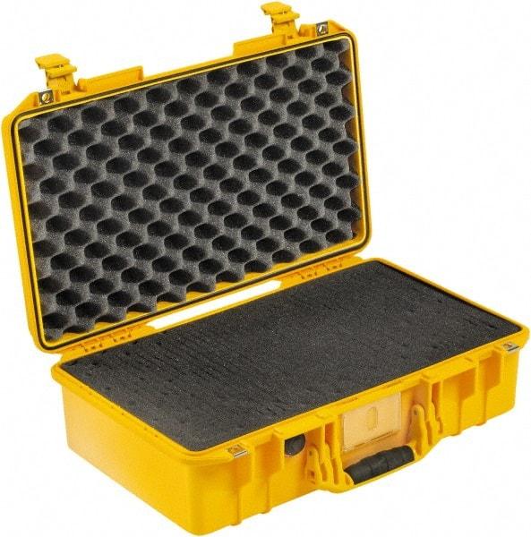 Pelican Products, Inc. - 13-31/32" Wide x 7-31/64" High, Aircase w/Foam - Yellow - Apex Tool & Supply