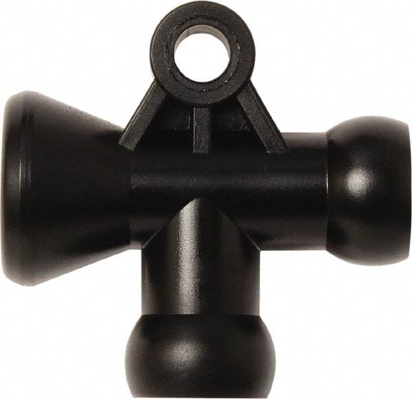 Loc-Line - 1/4" Hose Inside Diam, Coolant Hose T-Fitting - For Use with Loc-Line Modular Hose System, 20 Pieces - Apex Tool & Supply