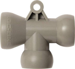 Loc-Line - 1/2" Hose Inside Diam, Coolant Hose T-Fitting - For Use with Loc-Line Modular Hose System, 20 Pieces - Apex Tool & Supply