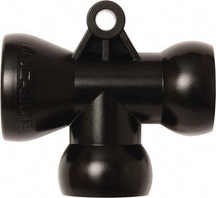 Loc-Line - 1/2" Hose Inside Diam, Coolant Hose T-Fitting - For Use with Loc-Line Modular Hose System, 20 Pieces - Apex Tool & Supply