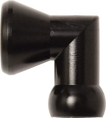 Loc-Line - 1/4" Hose Inside Diam, Coolant Hose Elbow - For Use with Loc-Line Modular Hose System, 20 Pieces - Apex Tool & Supply