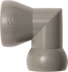 Loc-Line - 1/2" Hose Inside Diam, Coolant Hose Elbow - For Use with Loc-Line Modular Hose System, 20 Pieces - Apex Tool & Supply