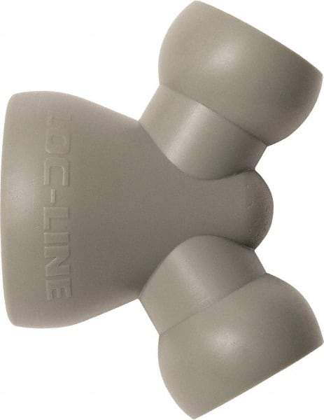 Loc-Line - 1/2" Hose Inside Diam, Coolant Hose Y-Reducer - For Use with Loc-Line Modular Hose System, 20 Pieces - Apex Tool & Supply