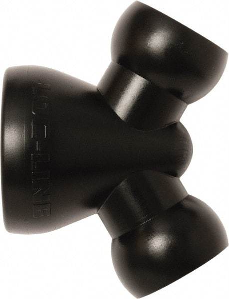 Loc-Line - 1/2" Hose Inside Diam, Coolant Hose Y-Reducer - For Use with Loc-Line Modular Hose System, 20 Pieces - Apex Tool & Supply