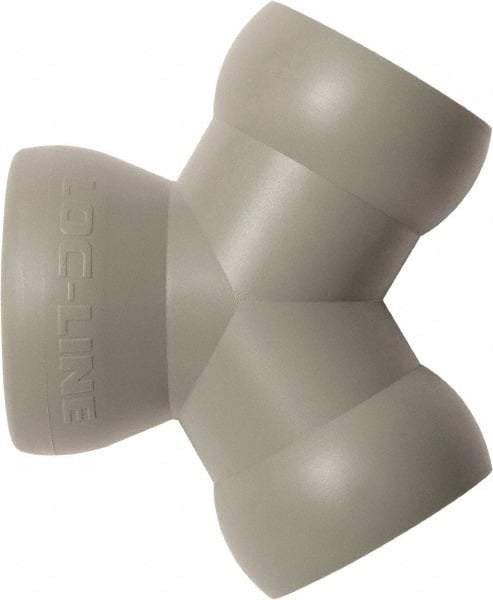 Loc-Line - 3/4" Hose Inside Diam, Coolant Hose Y-Fitting - For Use with Loc-Line Modular Hose System, 20 Pieces - Apex Tool & Supply